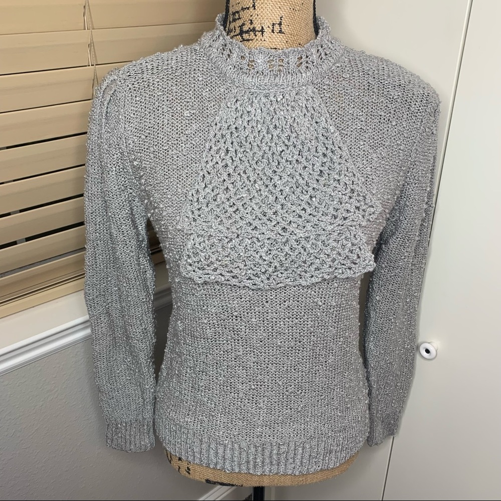 Vintage Le Roy Knitwear Double Sash Sweater